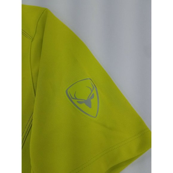 Pearl Izumi Men’s Short Sleeves 1/4 Zip Cycling Jersey Size M Neon Green B1 - Picture 5 of 12
